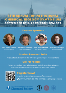 2022 Tri-Institutional Chemical Biology Symposium Flyer