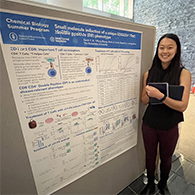 ChBSP summer student Sarah Xi presents her poster