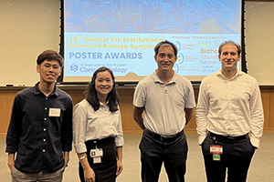Winners of the Early Stage Graduate Student Poster Awards at the 2022 Tri-I Chemical Biology Symposium