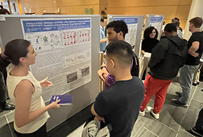 ChBSP students present their summer research at the poster session