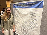 2024 ChBSP summer student Katelyn Dale presents her poster