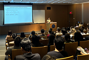 TPCB student Christopher Nieves Escobar presents his research