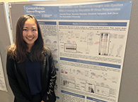2025 ChBSP summer student Amanda Pang presents her poster