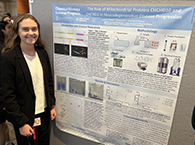 2025 ChBSP summer student Lauren Printz presents her poster